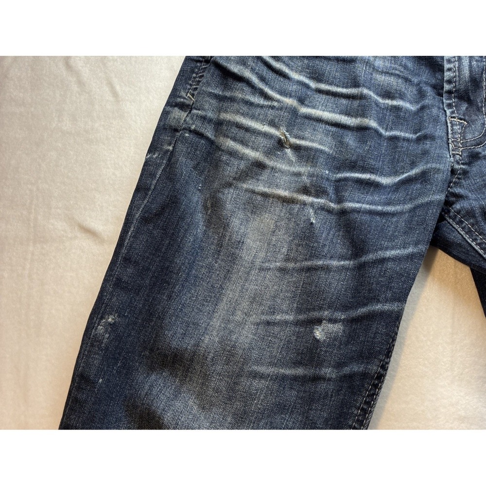 Departwest Trouper Distressed Jeans Mens Tag 30x32 (Fits 30x31) Denim Whiskered - Picture 2 of 13